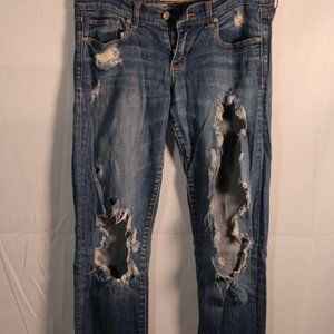 The Necessary Pair of Destroyed Denim Jeans